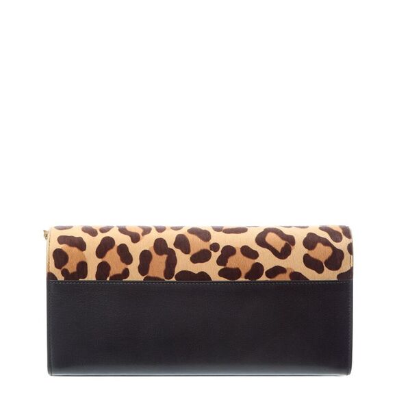 Tod’S Haircalf & Leather Shoulder Bag, Brown - Picture 2 of 5